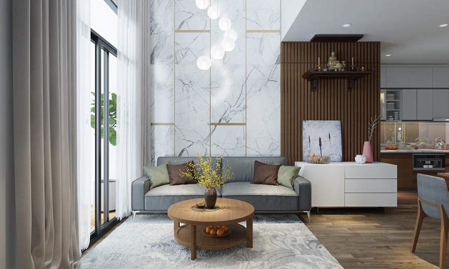 Cần bán căn hộ 2 phòng ngủ tầng trung hướng Nam ban công view hồ điều hòa Noble Crystal Long Biên giá VIP