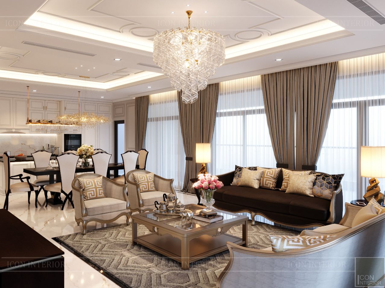 Mua căn góc Duplex tầng cao hướng Nam nhìn toàn cảnh nội khu Noble Crystal Long Biên giá VIP