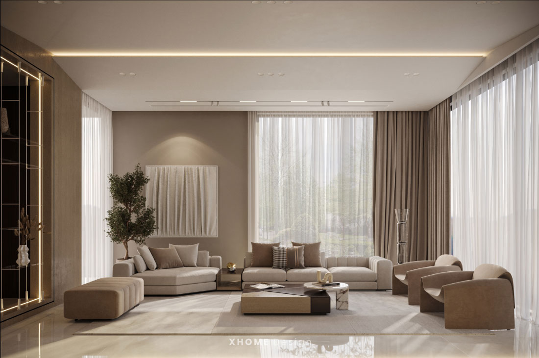 Bán Sky Villa hướng Đông Bắc có vườn thượng uyển Noble Crystal Long Biên