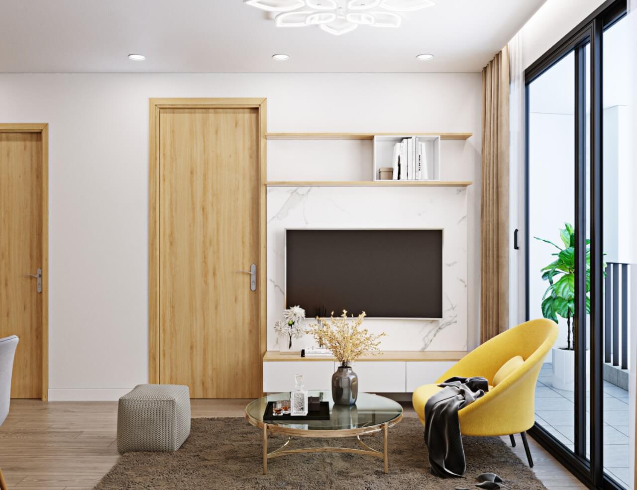Cần thuê chung cư 2PN/1WC chưa đồ, giá thuê tốt, tầng cao view hồ bơi Noble Crystal Long Biên