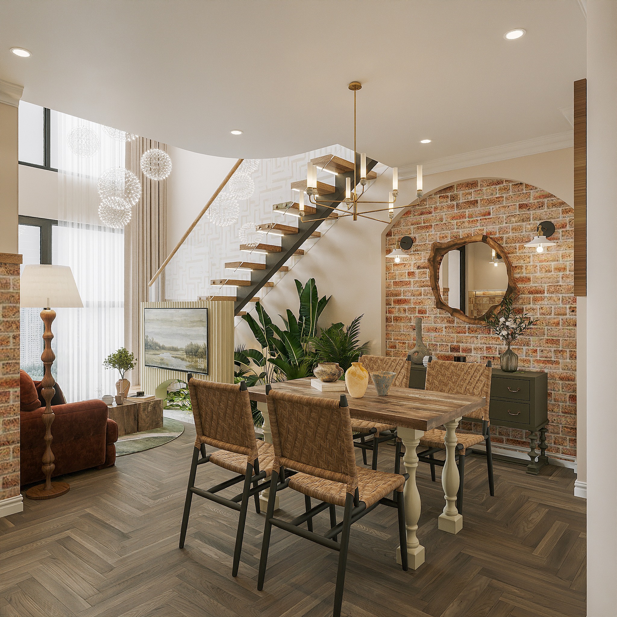 Cần thuê căn góc Penthouse đầy đủ nội thất, mặt kính LowE kịch trầng view Panorama Noble Crystal Long Biên